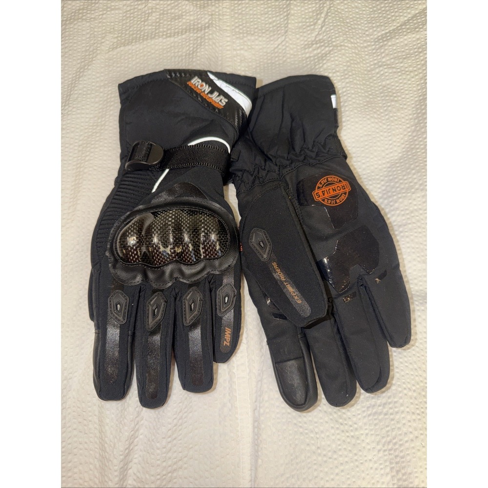 Iron Jia's Winter Motorcycle Gloves, Ce Level 1kp Protection, Cold Weather Water